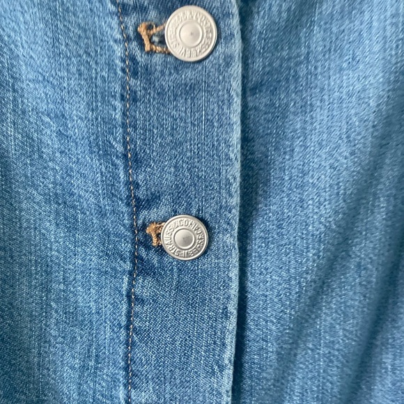 Levi’s blue Jean long sleeve top size-XL - Picture 3 of 7